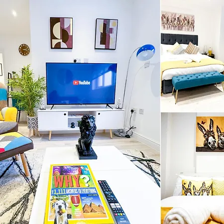 Wembley Luxury: Two-Bedroom Apartment with Parking